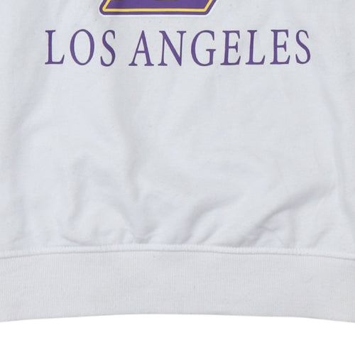Primark NBA Los Angeles Lakers White Sweatshirt XS Women's Casual Pullover