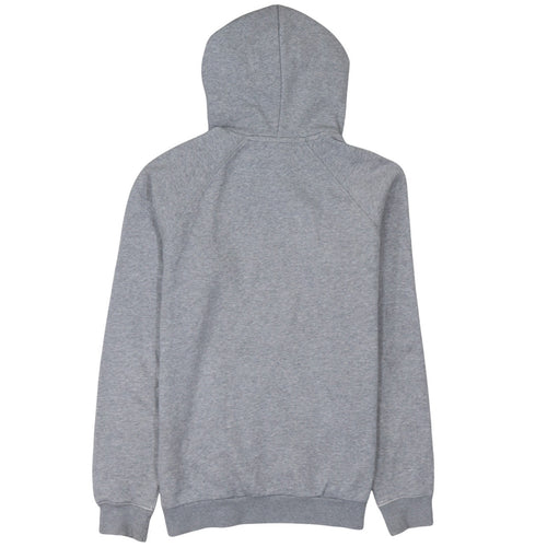 Adidas Men's Grey Pullover Hoodie Small Logo Sportswear