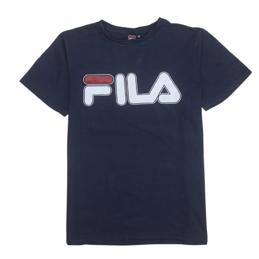 Fila Women's Blue Short Sleeve Cotton T-Shirt M