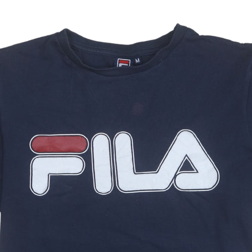 Fila Women's Blue Short Sleeve Cotton T-Shirt M