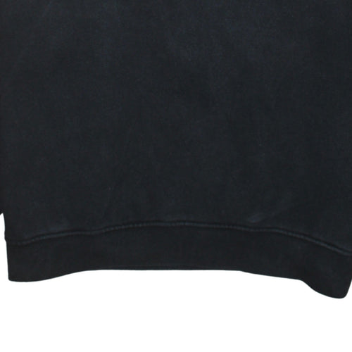 Adidas Womens Black Crew Neck Long Sleeve Pullover Sweatshirt UK 12