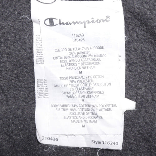 Champion Women's Black Medium Reverse Weave Sweatshirt