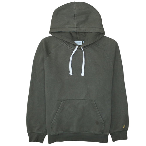 Carhartt Men's Green Pullover Hoodie M Fleece Cotton Blend