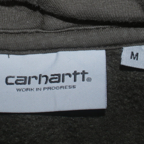 Carhartt Men's Green Pullover Hoodie M Fleece Cotton Blend