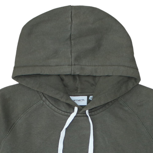 Carhartt Men's Green Pullover Hoodie M Fleece Cotton Blend