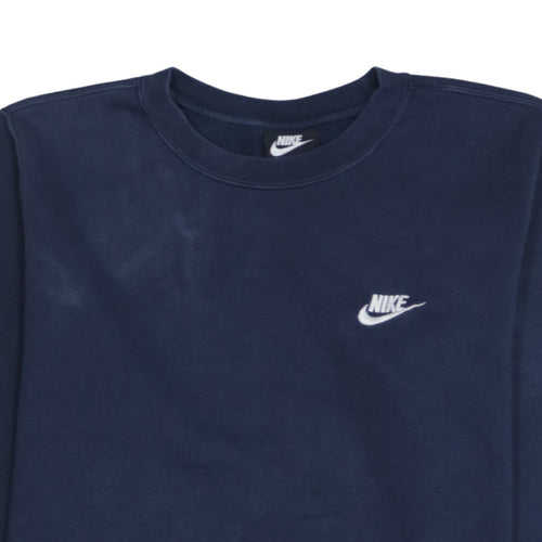 Nike Men's Blue Crew Neck Pullover Sweatshirt Size S