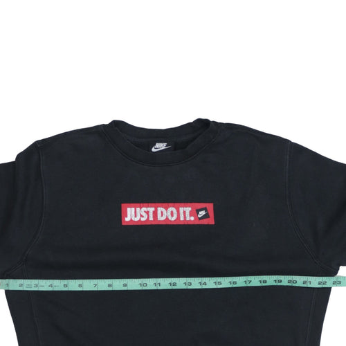 Nike Men's Black 'Just Do It' Pullover Sweatshirt Size S