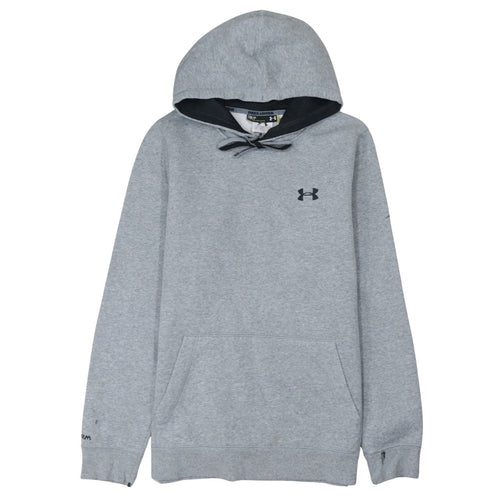Under Armour Mens Grey Pullover Hoodie Size S Sports Fleece