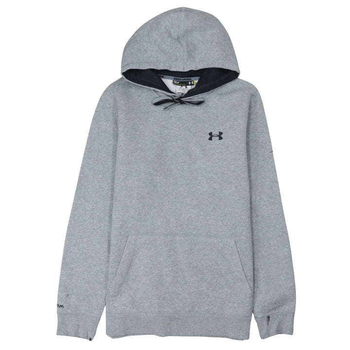 Under Armour Mens Grey Pullover Hoodie Size S Sports Fleece
