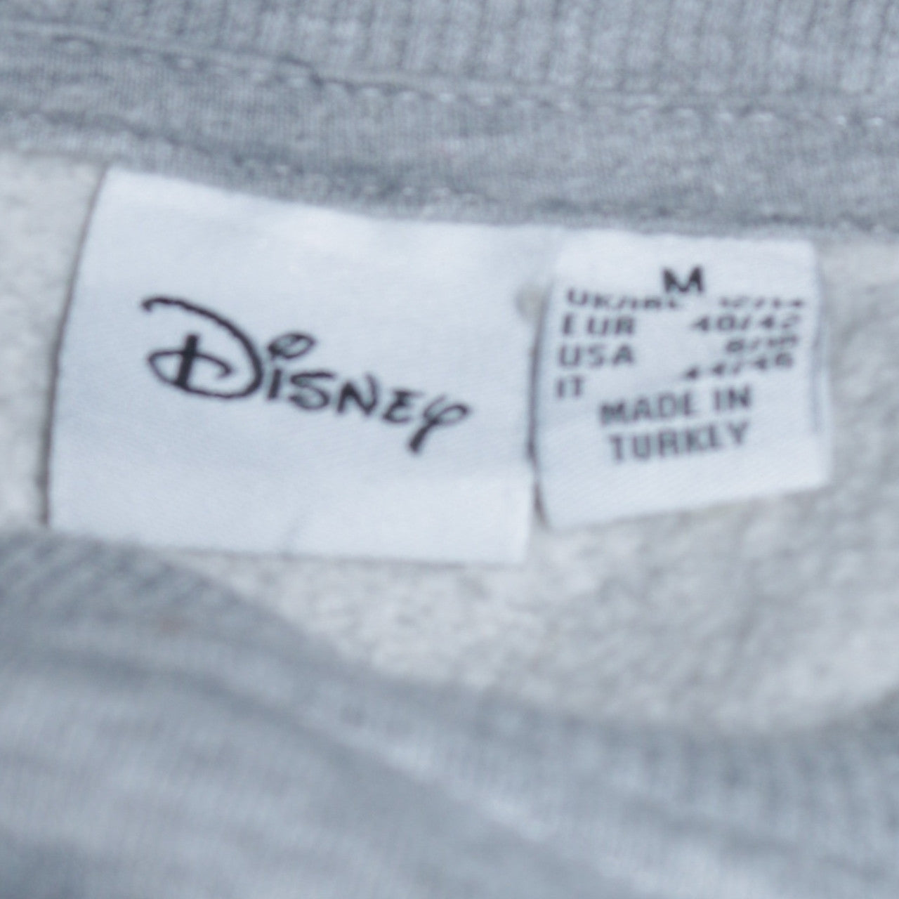 Disney Primark Women's Grey Mickey Mouse Graphic Sweatshirt M 12-14