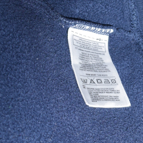Adidas Men’s Blue Full Zip Hoodie XL Sports Fleece Jacket