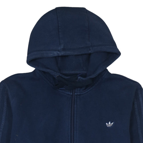 Adidas Men’s Blue Full Zip Hoodie XL Sports Fleece Jacket