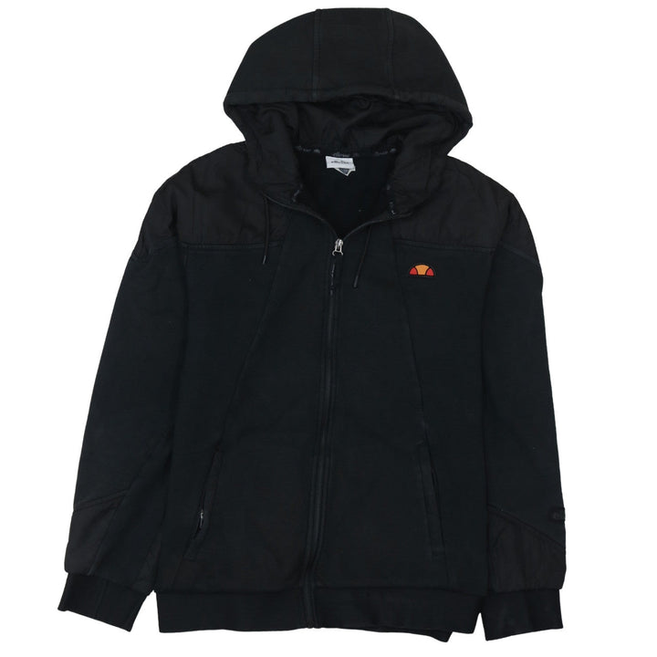 Ellesse Men’s Black Full Zip Hoodie Size L Regular Fit