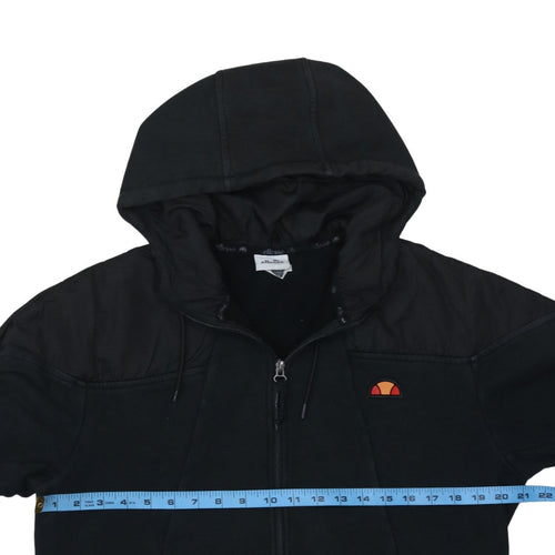 Ellesse Men’s Black Full Zip Hoodie Size L Regular Fit