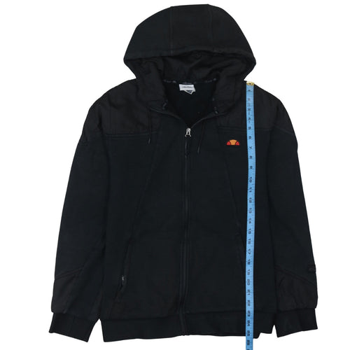 Ellesse Men’s Black Full Zip Hoodie Size L Regular Fit