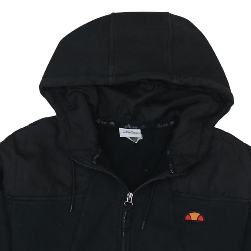 Ellesse Men’s Black Full Zip Hoodie Size L Regular Fit