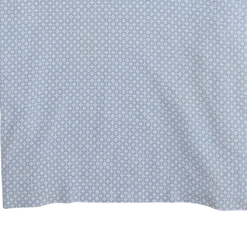 Tommy Hilfiger Denim Men's Blue Geometric Cotton Polo Shirt M