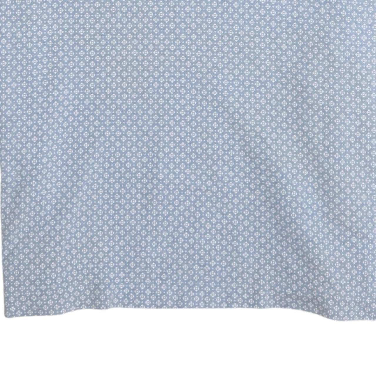 Tommy Hilfiger Denim Men's Blue Geometric Cotton Polo Shirt M