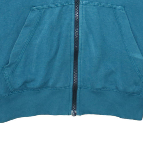 Nike Men's Blue Full Zip Hoodie Size S Regular Fit Sportswear