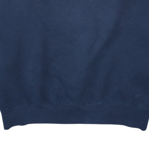 Champion Mens Blue XL Pullover Sweatshirt Crew Neck Fleece