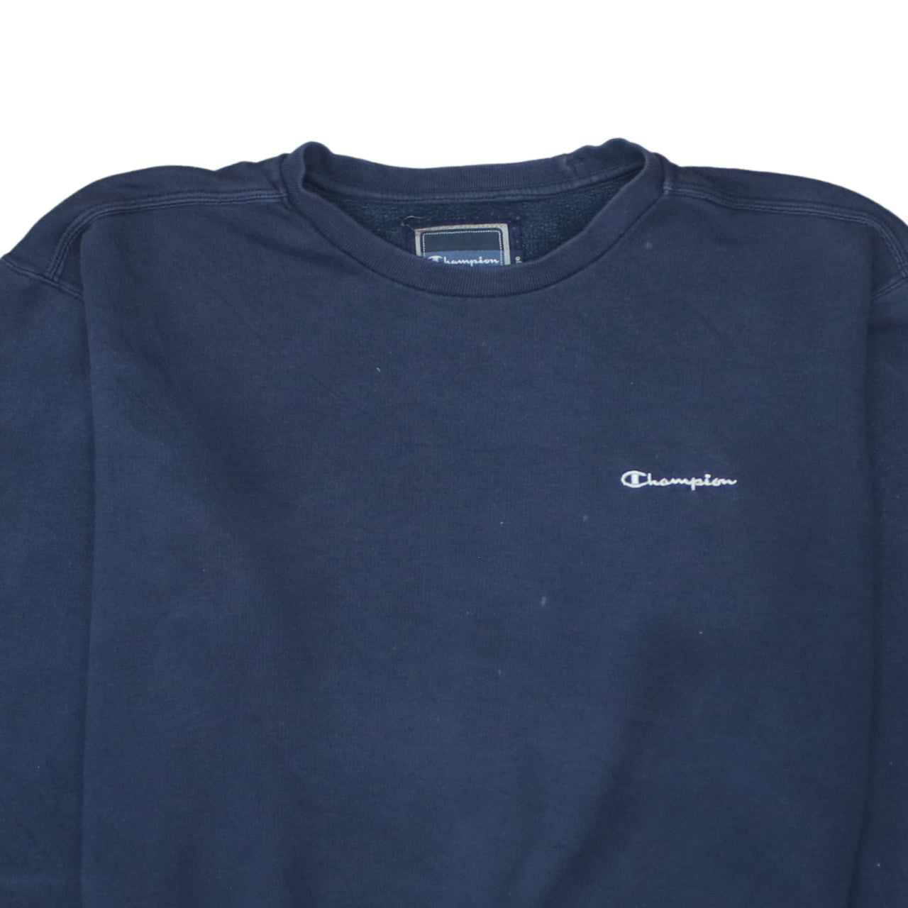 Champion Mens Blue XL Pullover Sweatshirt Crew Neck Fleece