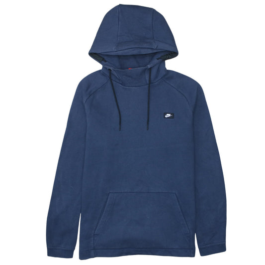 Nike Men's Blue Pullover Hoodie L Sports Fleece Sweatshirt