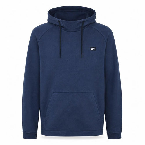 Nike Men's Blue Pullover Hoodie L Sports Fleece Sweatshirt