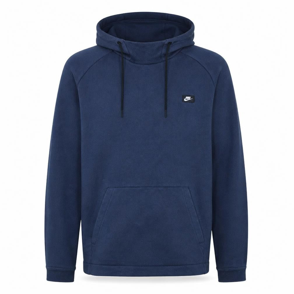 Nike Men's Blue Pullover Hoodie L Sports Fleece Sweatshirt