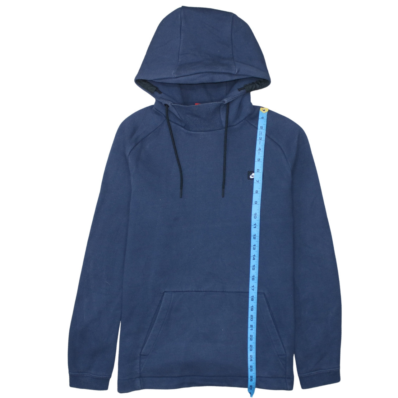 Nike Men's Blue Pullover Hoodie L Sports Fleece Sweatshirt
