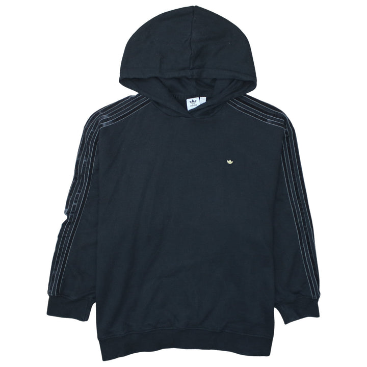 Adidas Women Black Size 16 Pullover Hoodie Cotton Blend