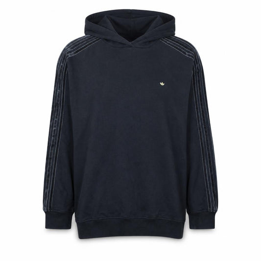 Front view of Adidas Women Black, size 16, Pullover Hoodie Cotton Blend