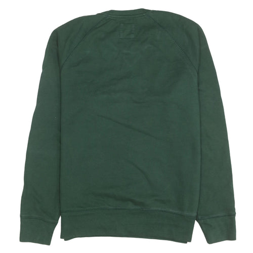 GAP Women Green Small Pullover Sweatshirt Crew Neck Cotton Casual