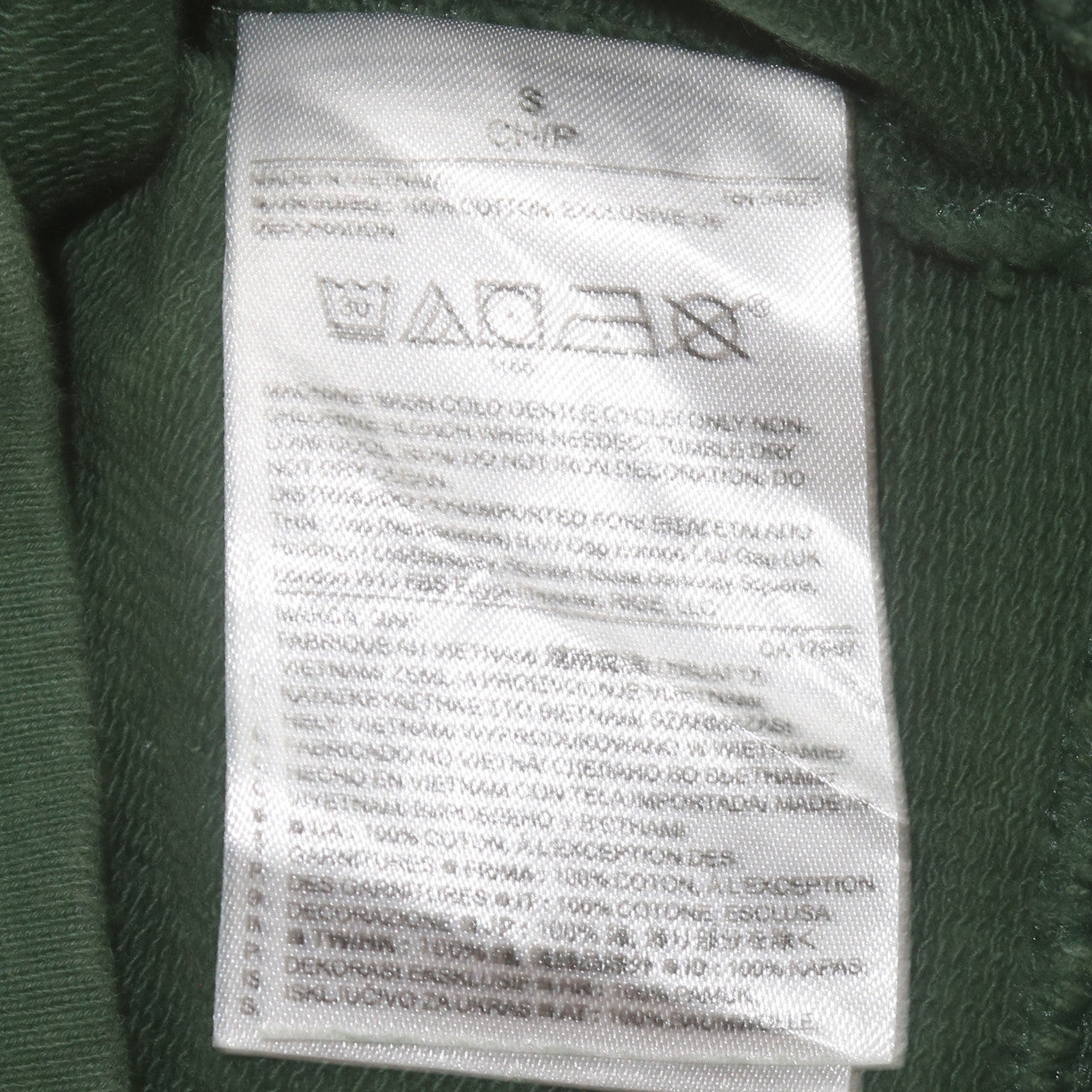 GAP Women Green Small Pullover Sweatshirt Crew Neck Cotton Casual