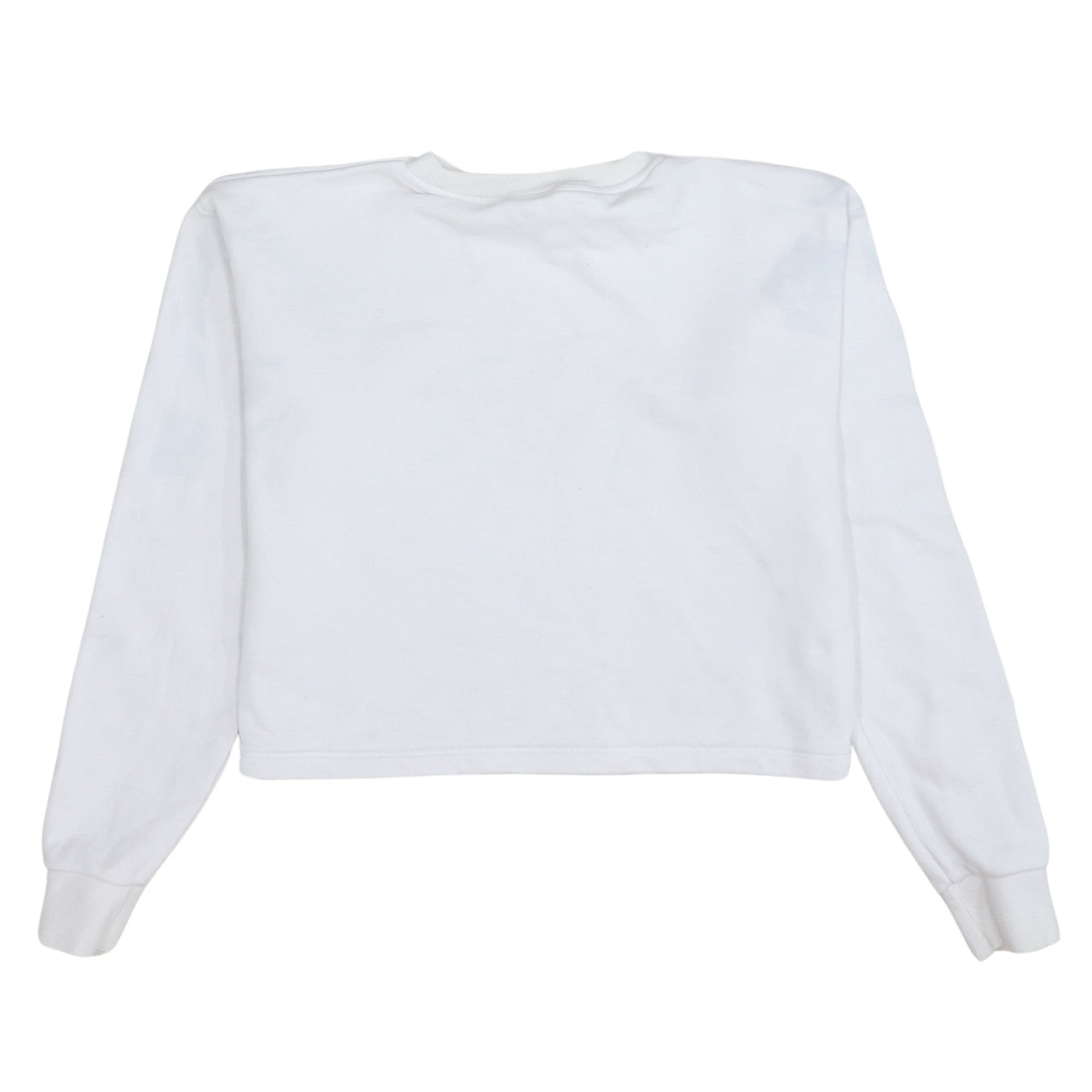 Adidas Womens White XS Crew Neck Pullover Sweatshirt Hearts & Clubs Design