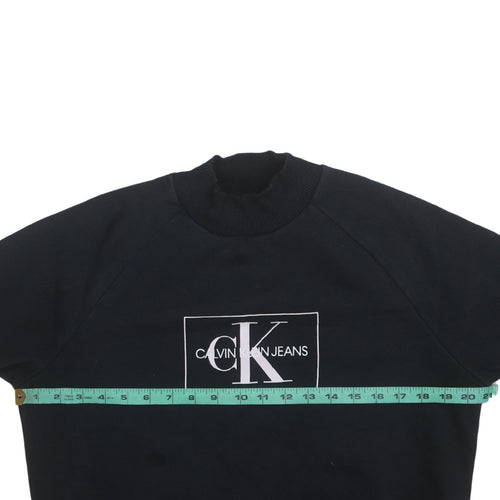 Calvin Klein Jeans Women's Black Small Pullover Sweatshirt