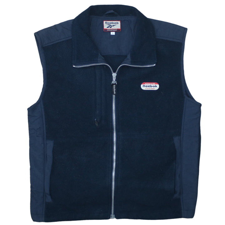 Reebok Men's Black Fleece Bodywarmer Waistcoat Size S