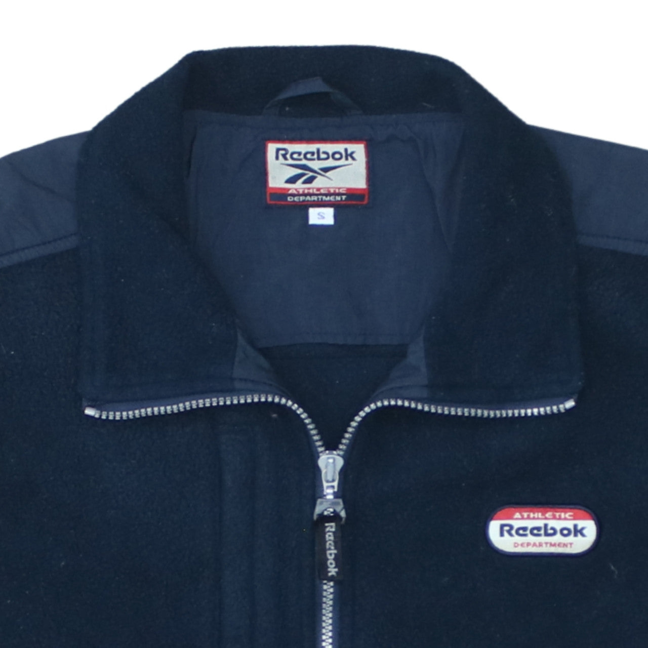 Reebok Men's Black Fleece Bodywarmer Waistcoat Size S