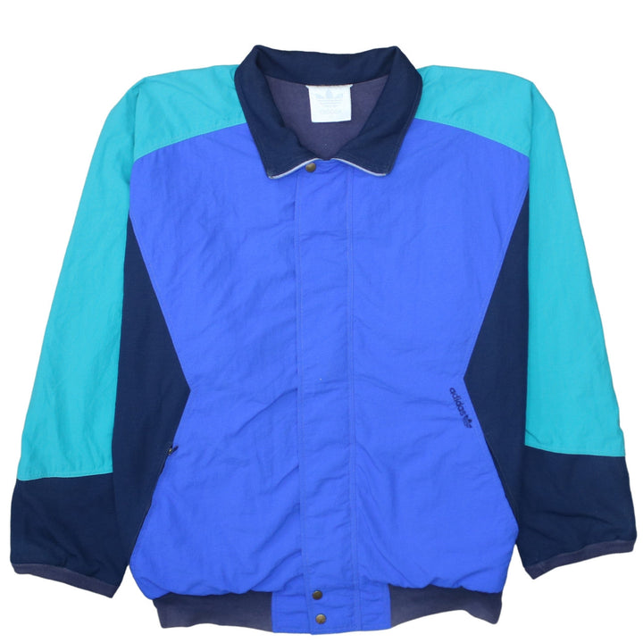 Adidas Men's Blue XL Retro 90s Windbreaker Jacket