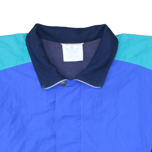 Adidas Men's Blue XL Retro 90s Windbreaker Jacket
