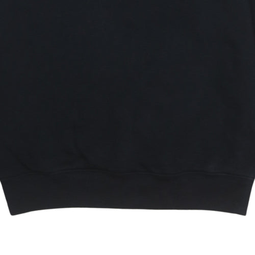 Champion Men's Black Small Pullover Crew Neck Embroidered Sweatshirt