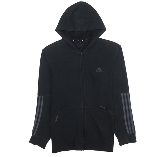 Adidas Men’s Black Full Zip Hoodie L Sportswear Sweatshirt