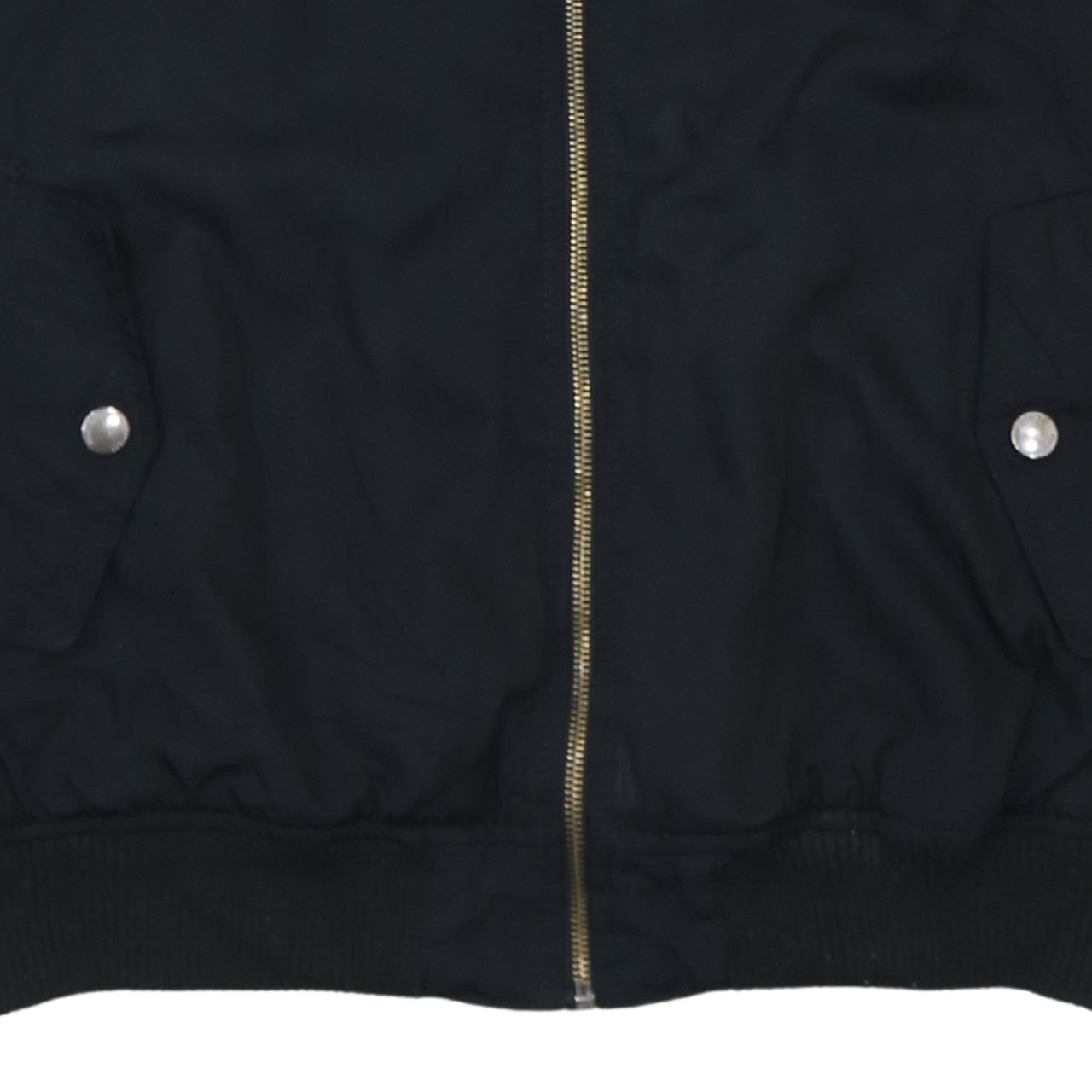 Alcott Men's Black XL Bomber Jacket Cotton Blend Casual Zip Up