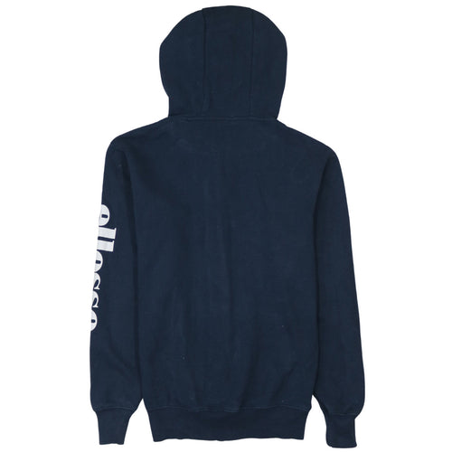 Ellesse Women's Navy Full Zip Hoodie UK 6 Cotton Blend Casual Sweatshirt