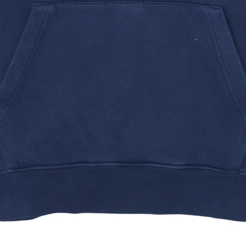 Nike Men's Blue Pullover Hoodie Small Fleece Logo Sportswear