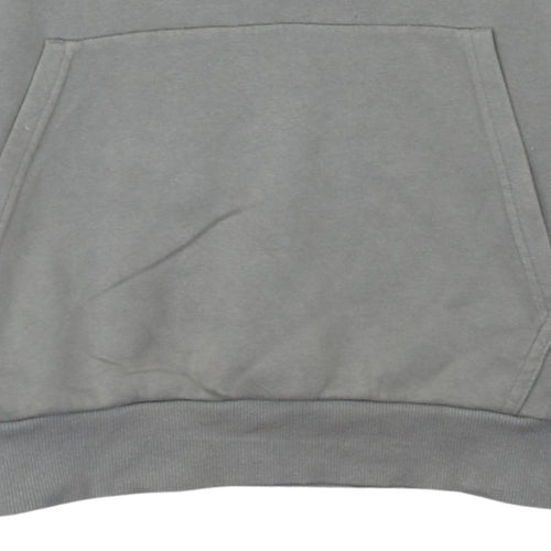 Under Armour Men's Grey Pullover Hoodie Small Logo Sportswear