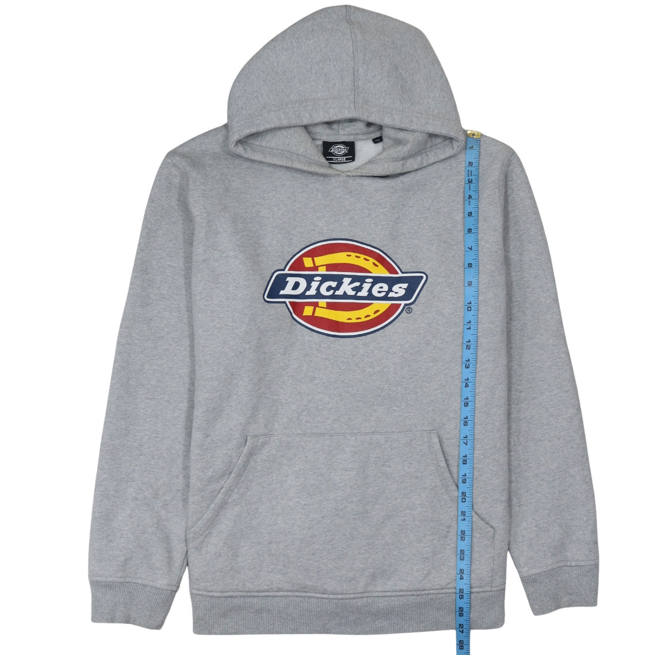 Dickies Men's Grey XL Pullover Hoodie Sweatshirt with Logo