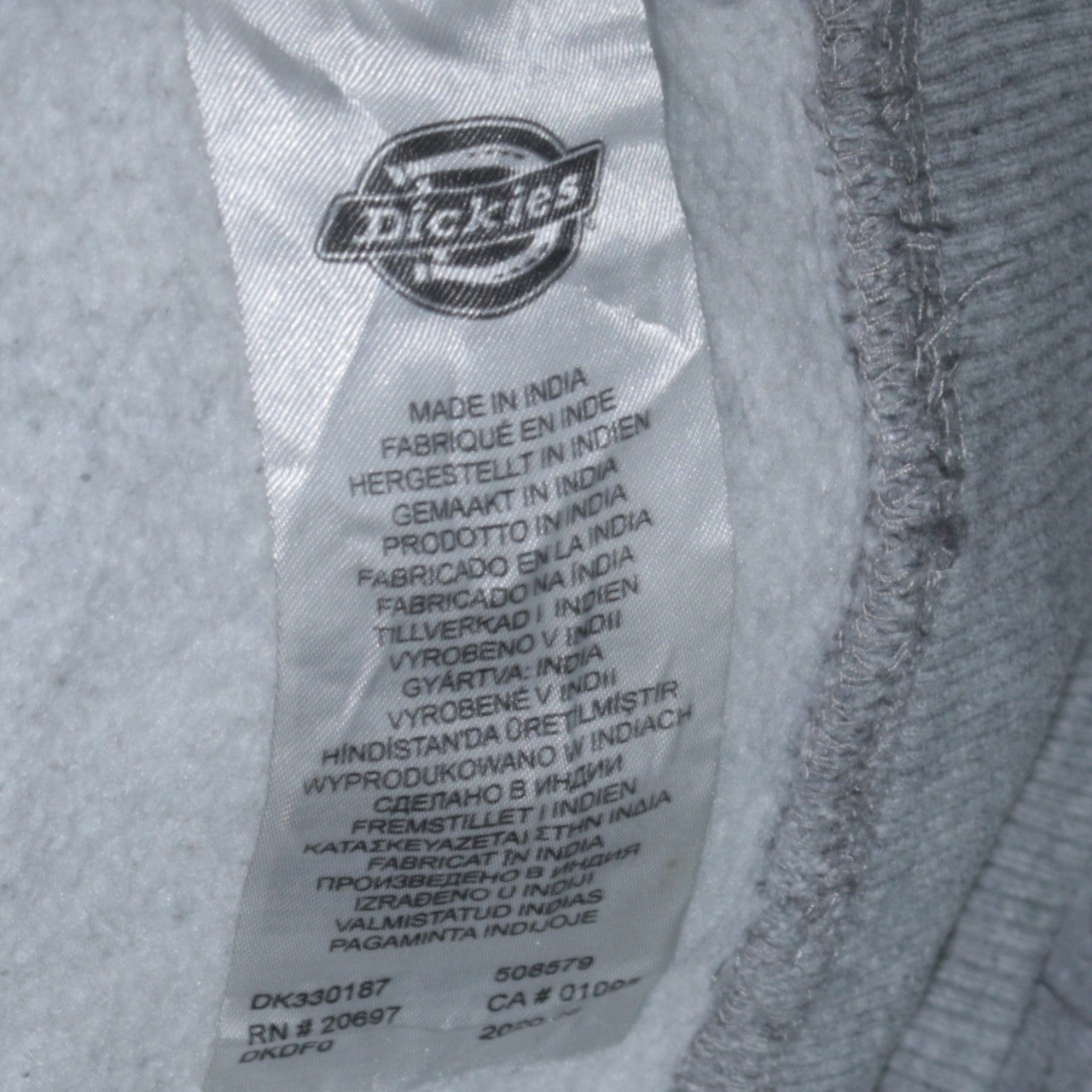 Dickies Men's Grey XL Pullover Hoodie Sweatshirt with Logo