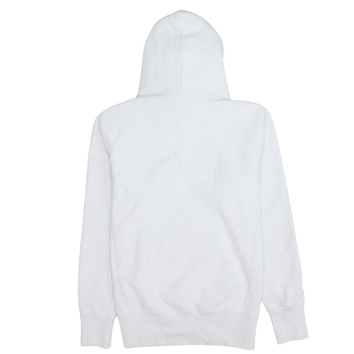 Champion Men's White Medium Pullover Hoodie with Embroidered Logo