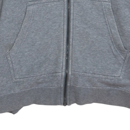 Nike Men's Grey Full Zip Hoodie Size S Sportswear Classic Fit