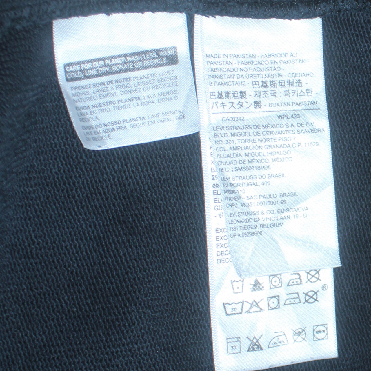 Levi's Men's Blue Relaxed Fit Pullover Hoodie Size S
